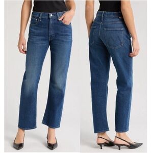 MOTHER Ditcher Zip Hover straight leg slouch jeans